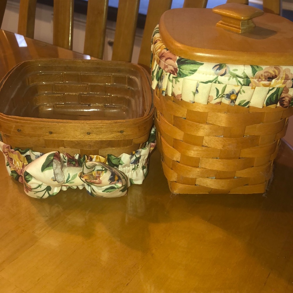 Two piece Longaberger set